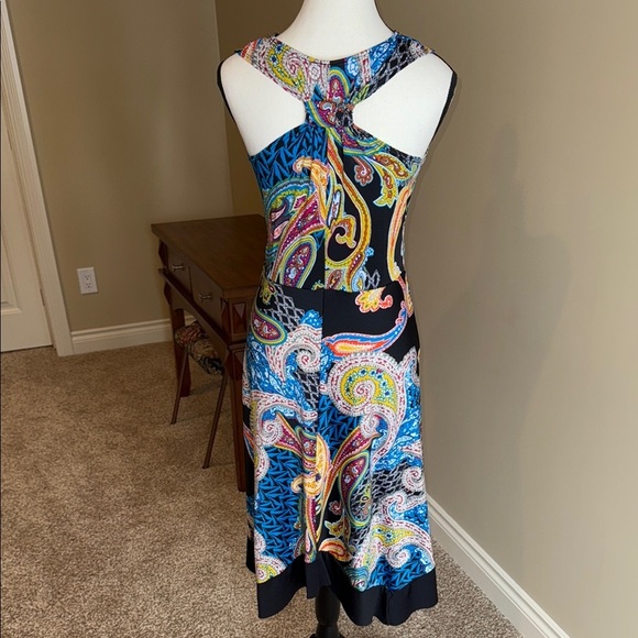 George Sundress Blue (multicolour) Asymmetrical Cocktail Women's Size M - Picture 7 of 14